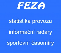 Ing. Robert FERFECKI - FEZA - statistika provozu, informační radary, sportovní časomíry | Dopravní značení a zařízení, měřiče rychlosti, dopravní zrcadla, pronájem dopravního značení